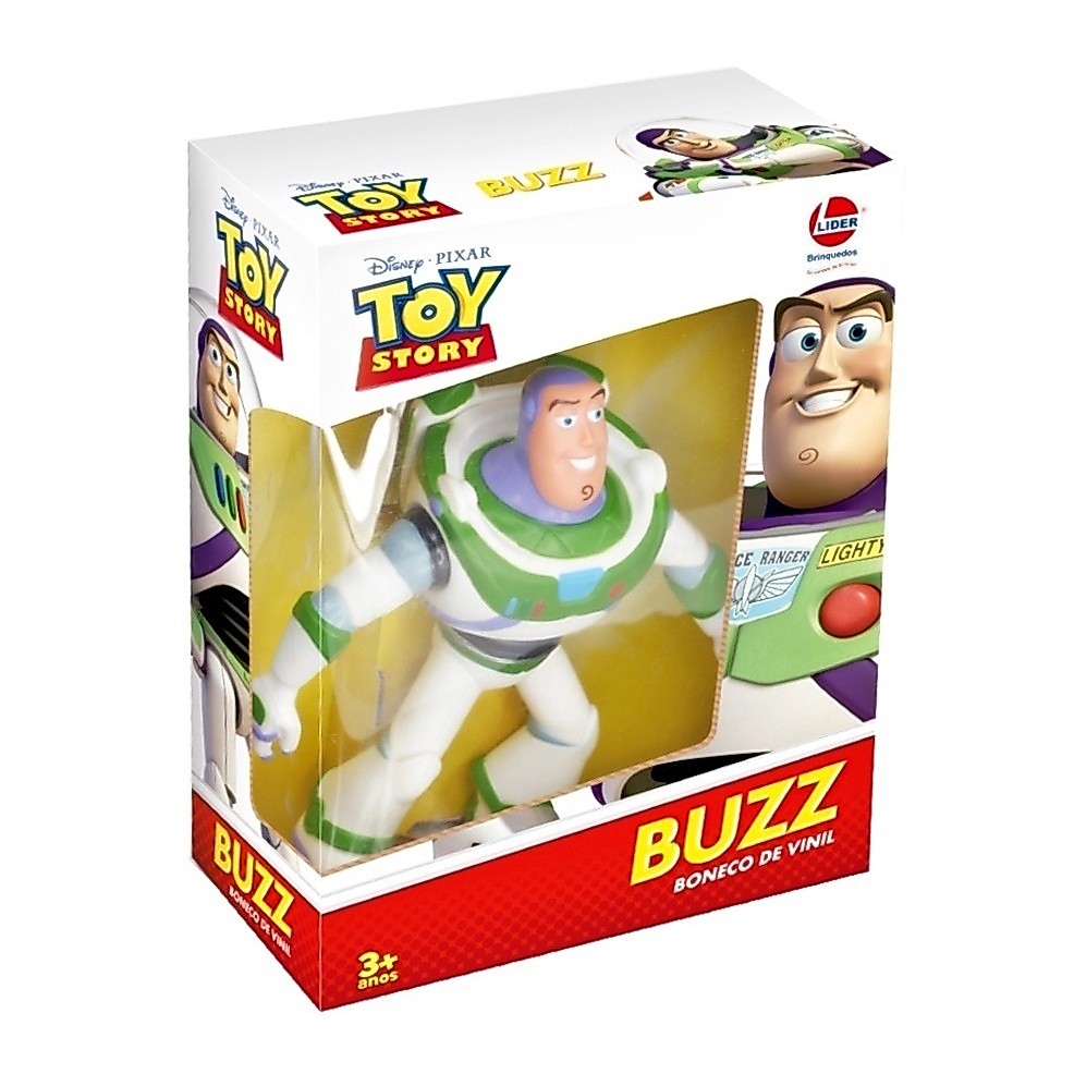 Boneco Buzz Lightyear De Vinil Disney Toy Story - Imagem 4
