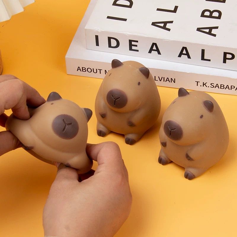 Capivara Fofo Squishy Antiestresse - Macio e Elástico - Imagem 2