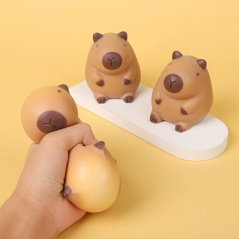 Capivara Fofo Squishy Antiestresse - Macio e Elástico - Imagem 4