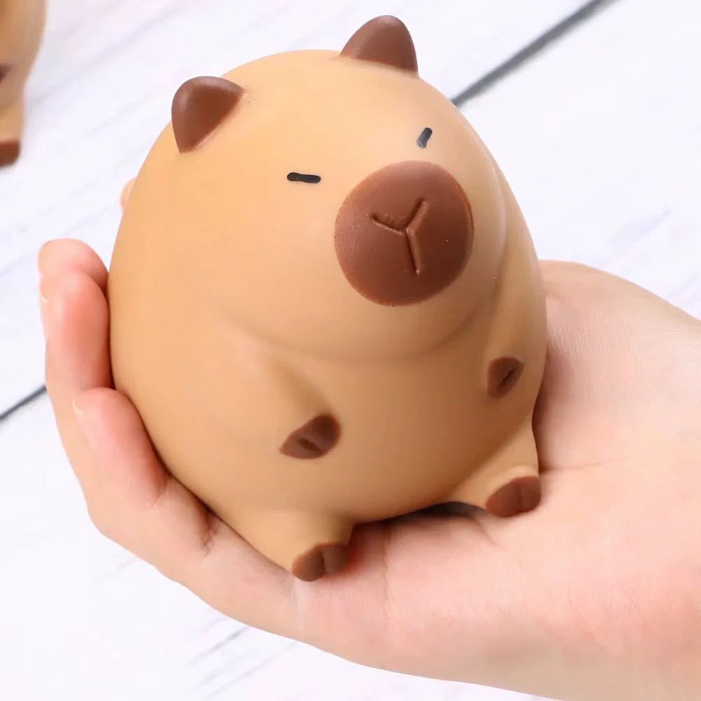 Capivara Fofo Squishy Antiestresse - Macio e Elástico - Imagem 5