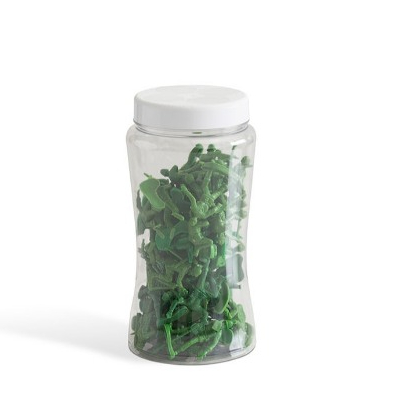 Kit com 48 Soldadinhos de Brinquedo no Pote Sortidos Cor Verde - Imagem 5