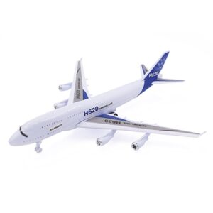 Avião Infantil de brinquedo Grande Com Som Luz Fricção branco e azul