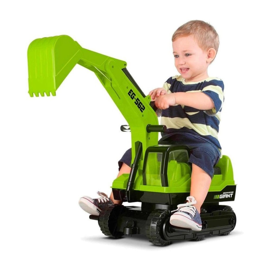Trator Escavadeira Gigante Infantil Roma - Imagem 7