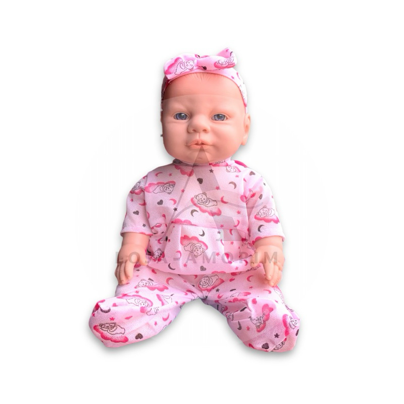 Kit Carrinho De Boneca 3 em 1 Com Boneca Fala Sons De Bebês - Imagem 5