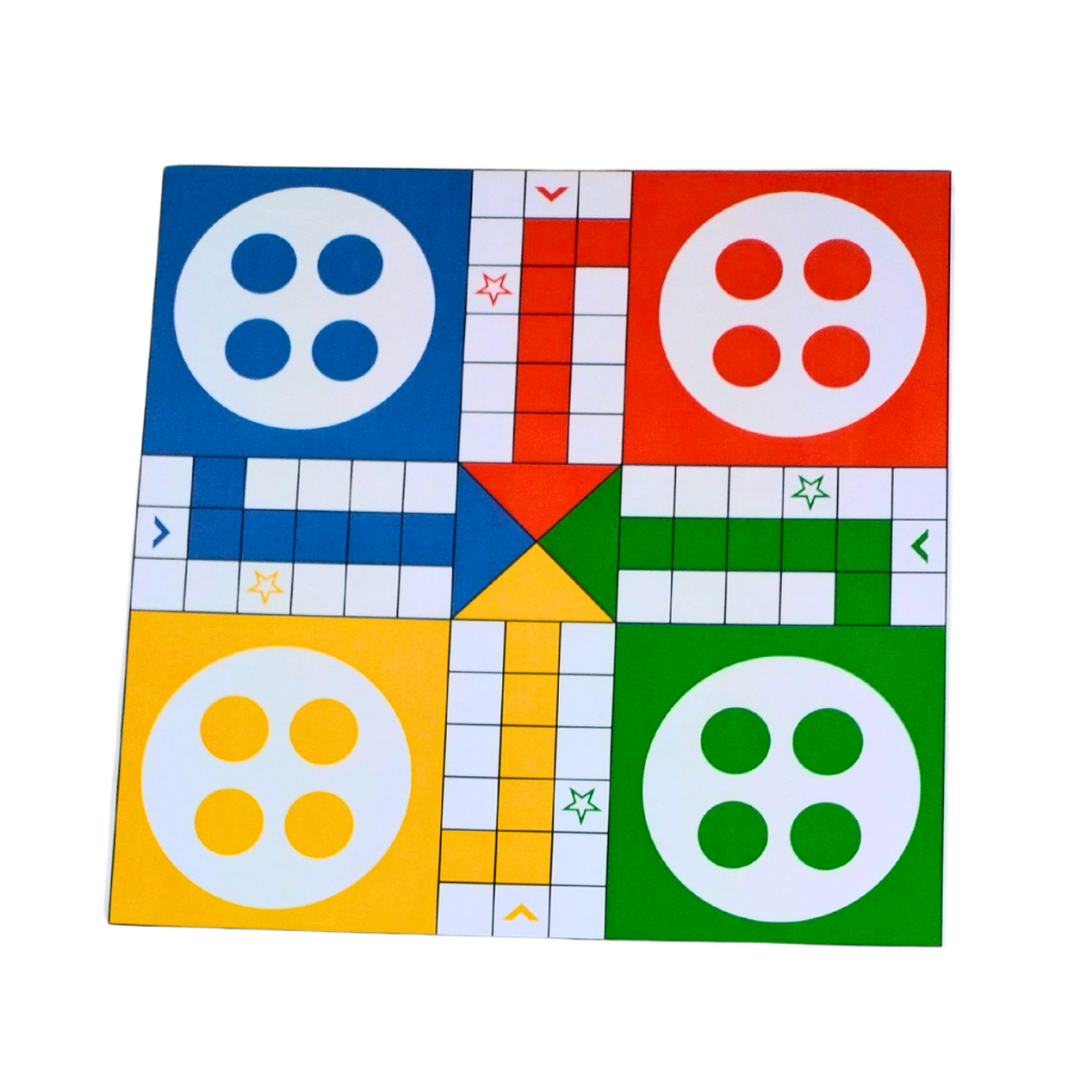 Jogos de Tabuleiros 5 em 1 Dama Dominó Ludo Jogo Da Velha Trilha Dama - Imagem 8