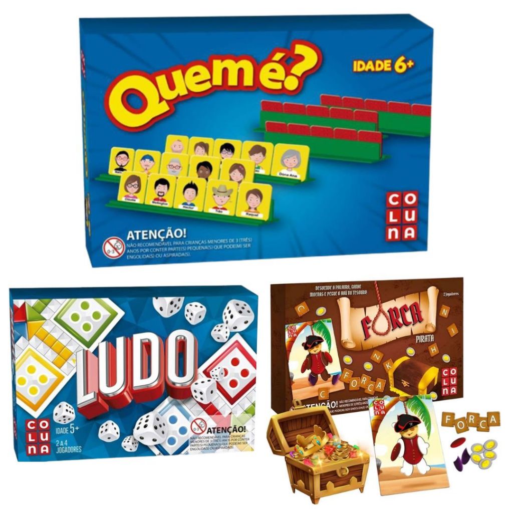KIT 3 JOGOS - Fazendo Mimica + Ludo + Quem é (Estilo cara a cara) - Imagem 5