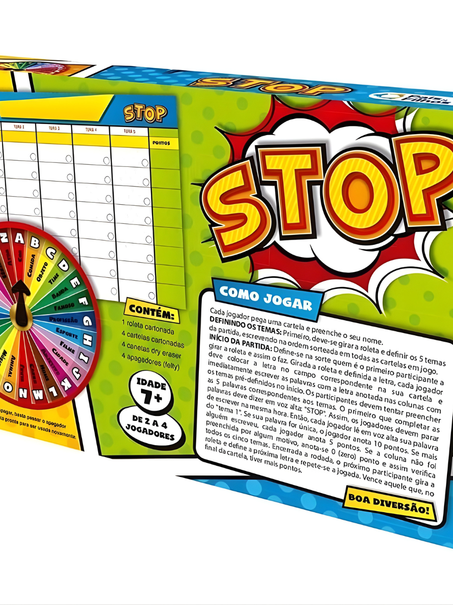 Jogo Stop Educativo Diversão - Imagem 3