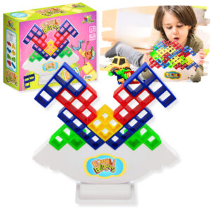 Brinquedo Jogo Equilibrista Educativo Tetris Caiu Perdeu