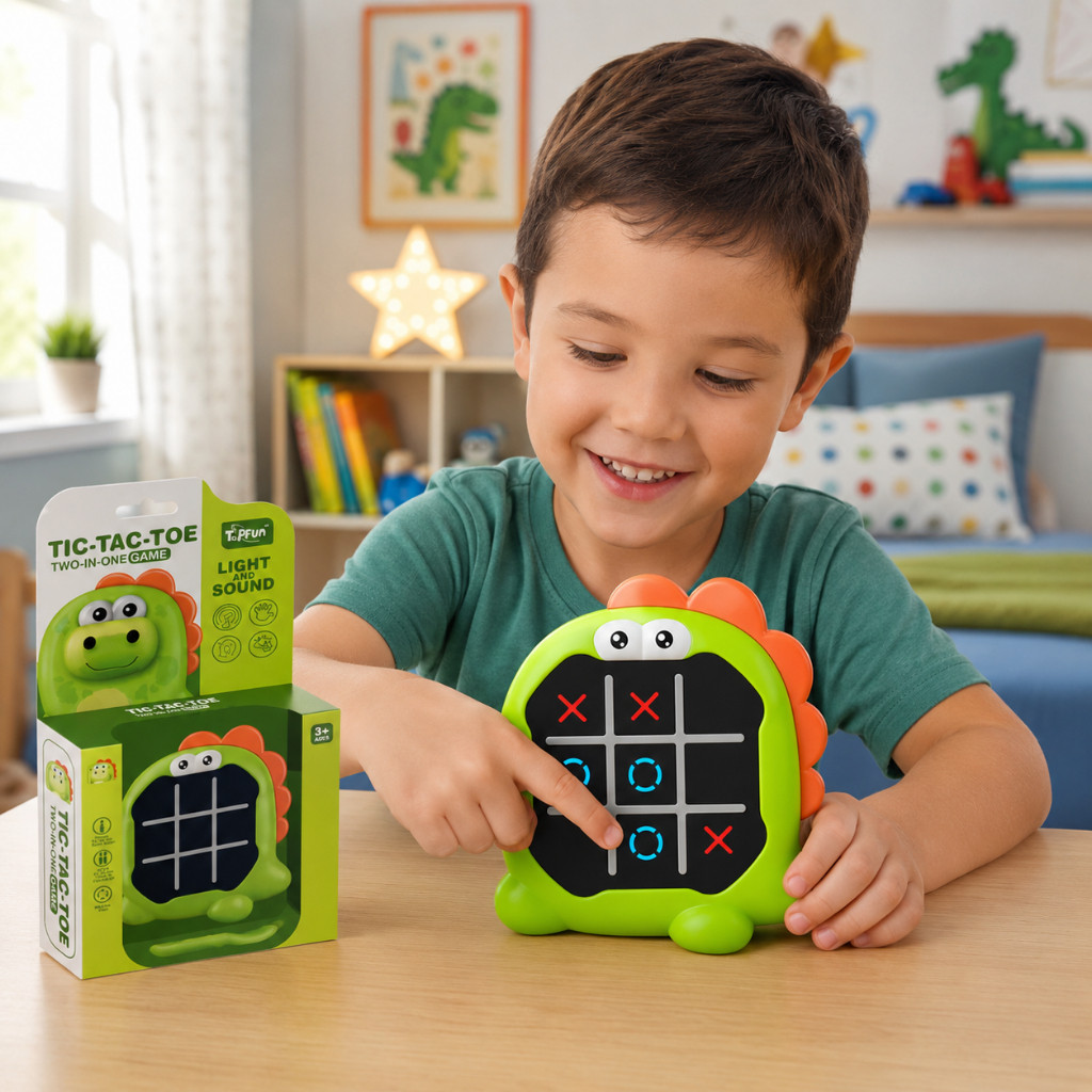 Jogo Da Velha Eletrônico Infantil Educativo Dino - Imagem 7