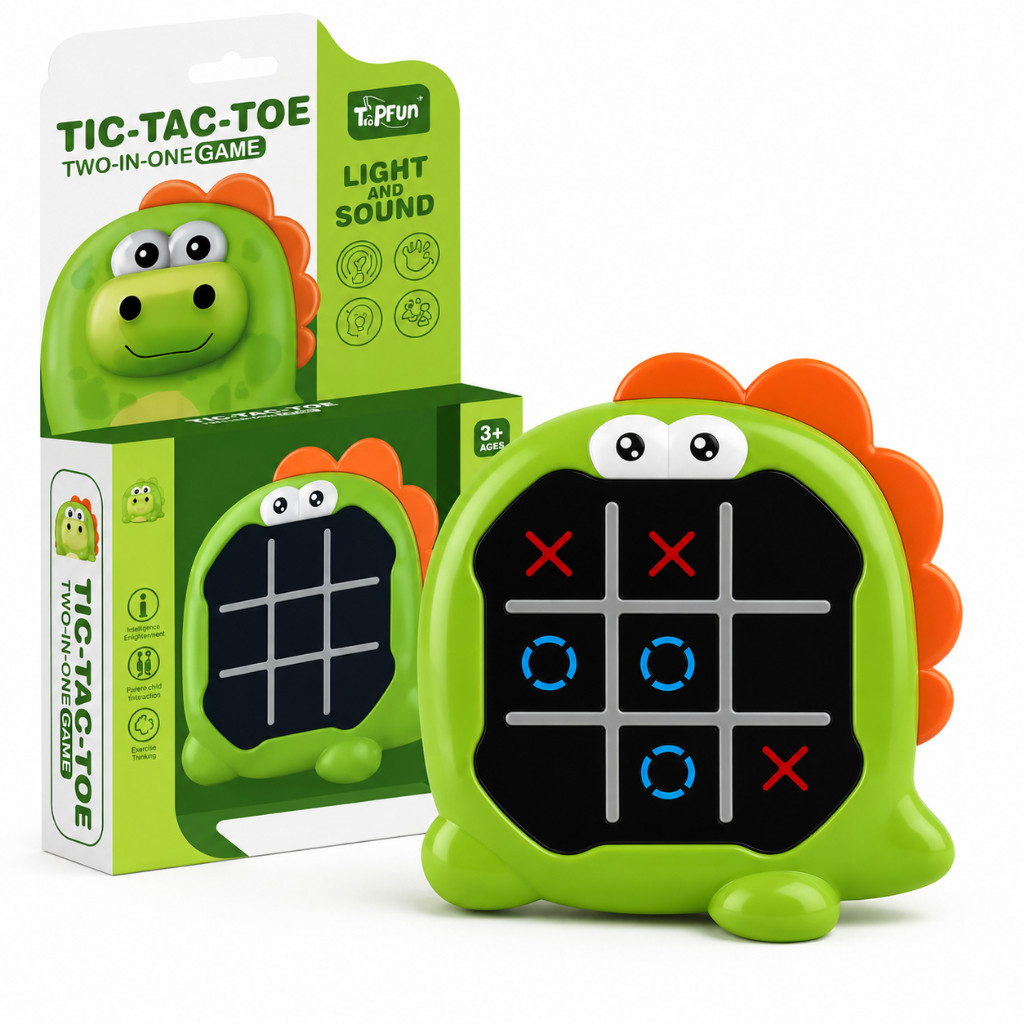Jogo Da Velha Eletrônico Infantil Educativo Dino - Imagem 9