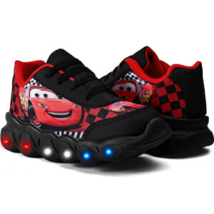 Tênis Infantil Menino Relâmpago McQueen Com Led Pisou Piscou
