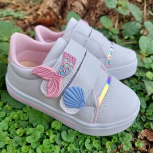 Tênis Infantil Menina Moda Blogueirinha Sereia Antiderrapante
