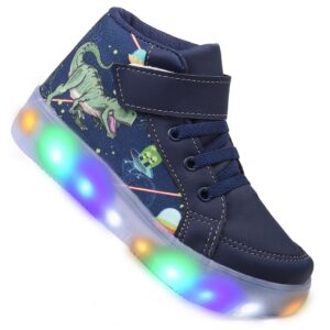 Tênis Masculino Infantil De Led Dinossauro