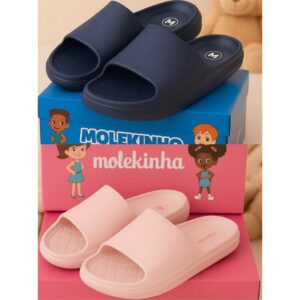 Sandália slide Infantil Chinelo Eva Anti-Derrapante
