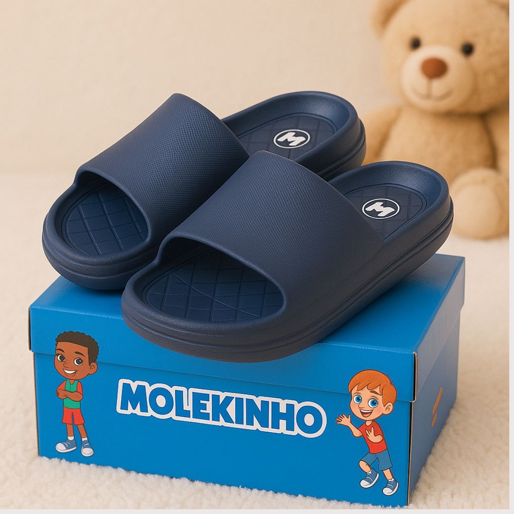 Sandália slide Infantil Chinelo Eva Anti-Derrapante - Imagem 2