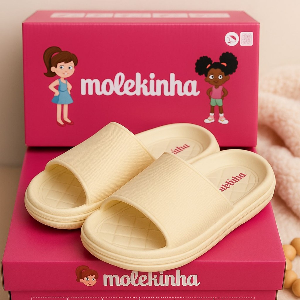 Sandália slide Infantil Chinelo Eva Anti-Derrapante - Imagem 4