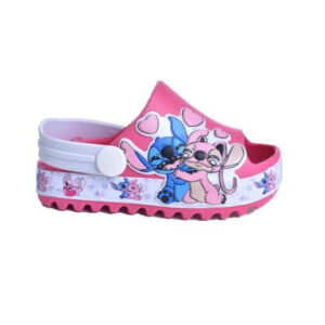 Sandálias Babuche Stitch Menina Confortável Macio