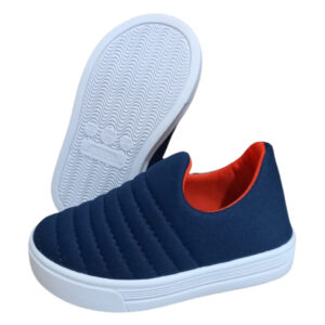 Tenis Calce Fácil Infantil Masculino Casual Sola Reta