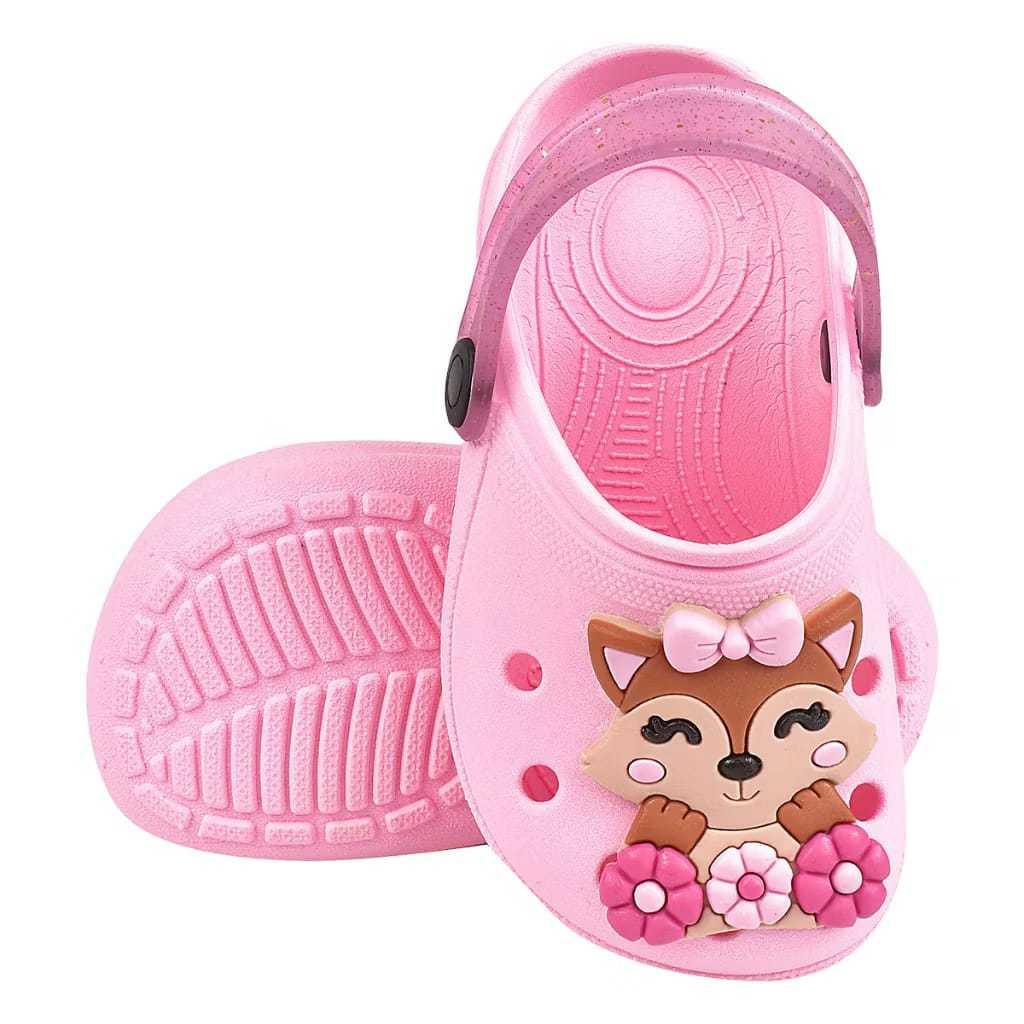 Kit Infantil Menina Tênis Calce Fácil + Babuche Emborrachado Raposa - Imagem 2