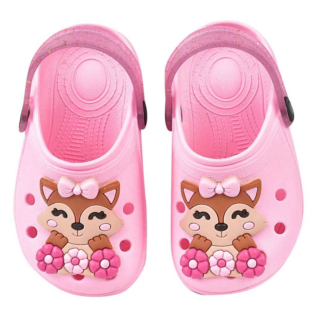 Kit Infantil Menina Tênis Calce Fácil + Babuche Emborrachado Raposa - Imagem 3