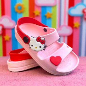 Papete Gatinha Charmosa Kids Sandália Babuche Infantil Antiderrapante