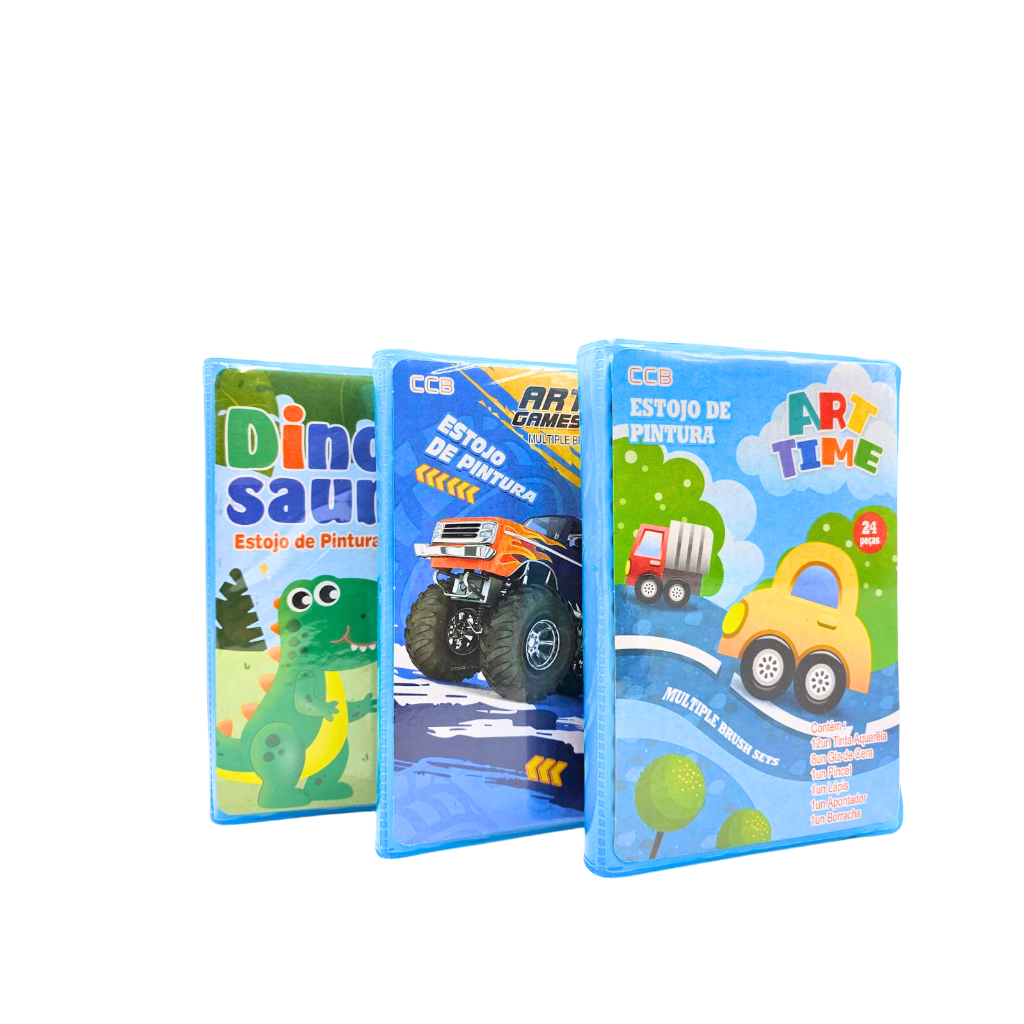 Maleta De Pintura Infantil Estojo 24/48/68150 Peças Para Colorir tema variado - Imagem 4