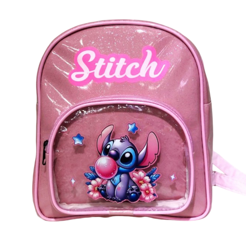 Mochila Infantil Stitch Menina Escolar - Imagem 4
