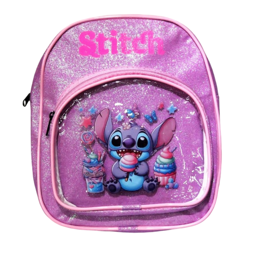 Mochila Infantil Stitch Menina Escolar - Imagem 5