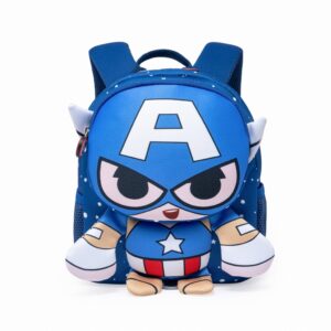 Mochila Masculina Infantil Capitão America Escolar Marvel