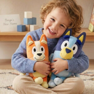 Brinquedo de Pelúcia 30cm cachorrinho - Bingo e Bluey