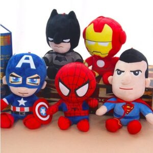 Pelúcia Herói Homem-Aranha, Capitão América, Marvel Vingadores