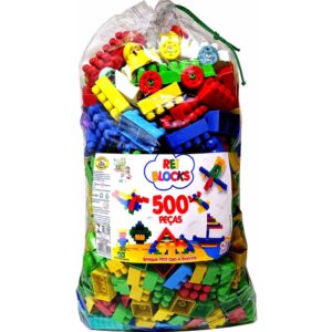 Blocos De Montar 500 Peças Reiblocks