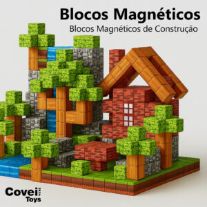 Blocos Magneticos Construção De Montar Minecraft