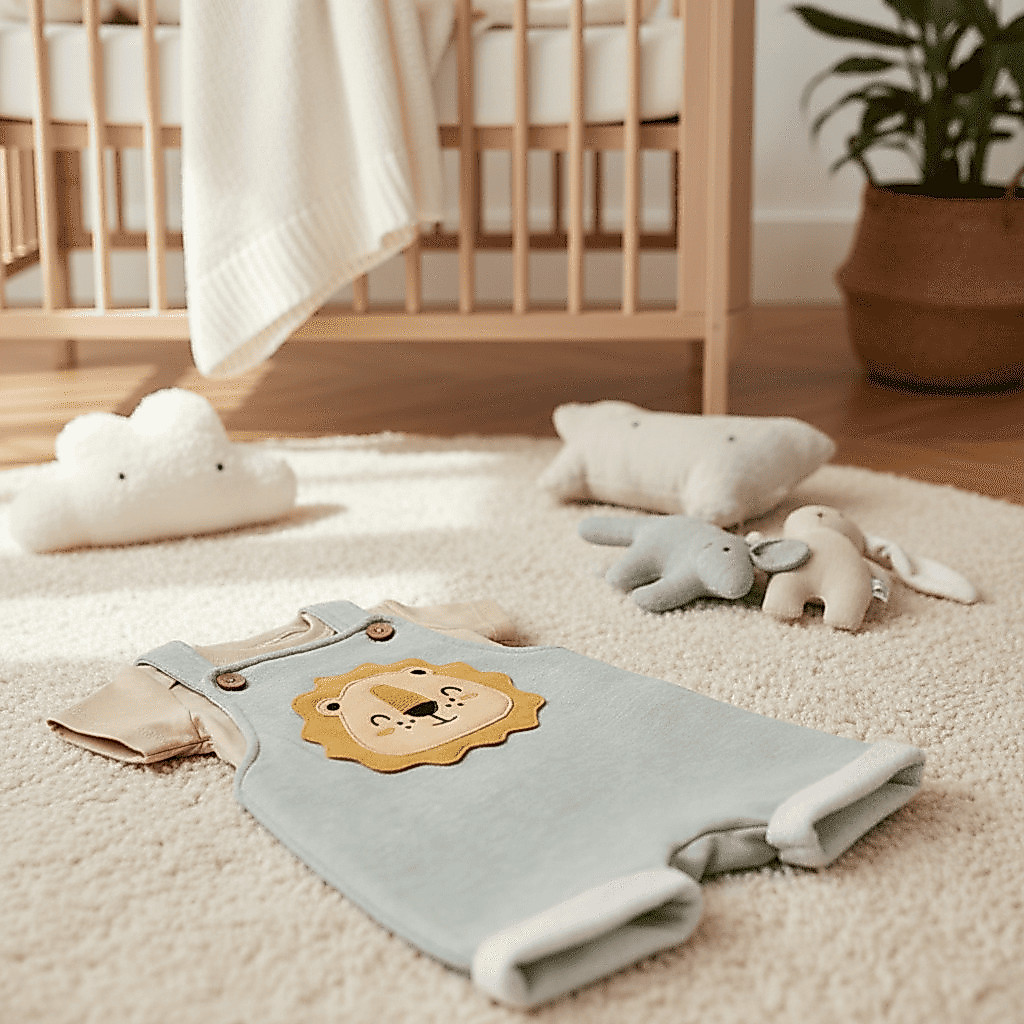 Macacao + Body para Bebe Menino Bordado Algodao - Imagem 4