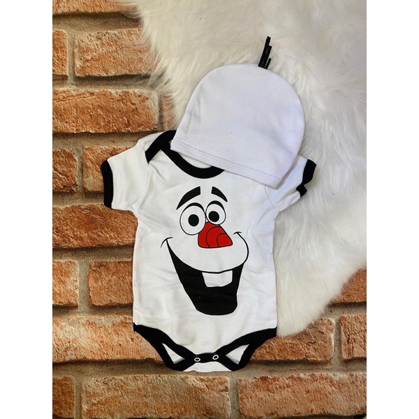 Body Temático Bebê Infantil com Touca / Fantasia Mesversário - Imagem 2