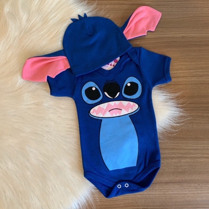 Body Temático Bebê Infantil com Touca / Fantasia Mesversário - Imagem 5