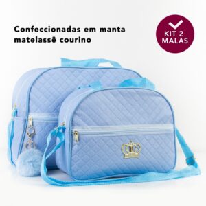 Kit Bolsa Maternidade 2 peças C/ POMPOM
