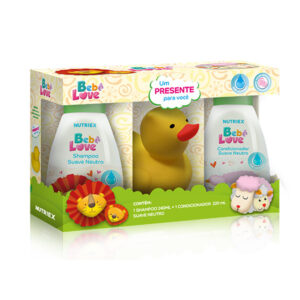 Kit Bebê Love Suave Neutro Sha 240ml + Cond 220ml + Patinho Amarelo