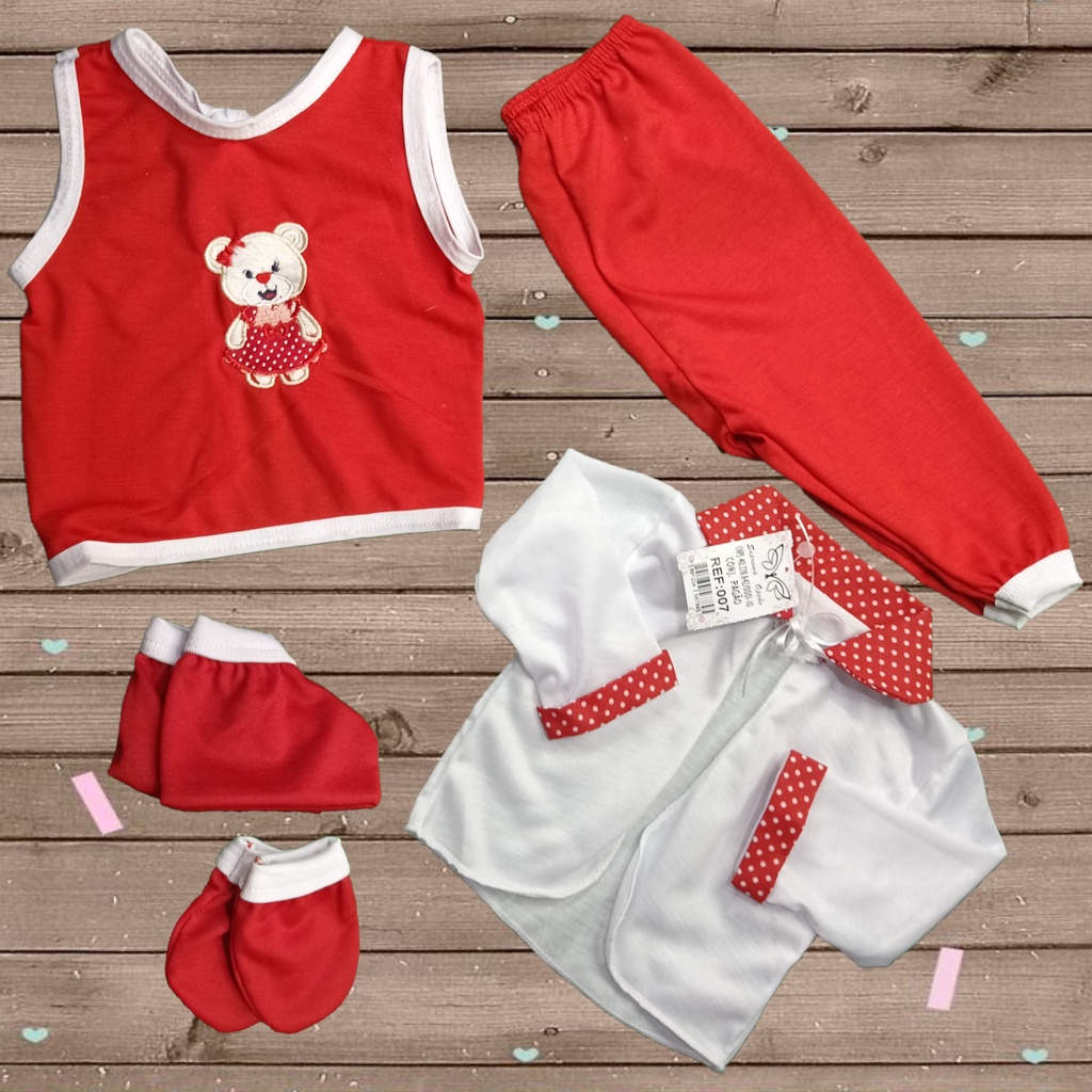 Conjunto Pagão Luxo Bordado Estampado Para Bebe Menino Ou Menina - Imagem 2