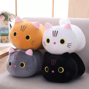 Gatinho de Pelúcia 30cm – Almofada Fofa e Antialérgica Infantil