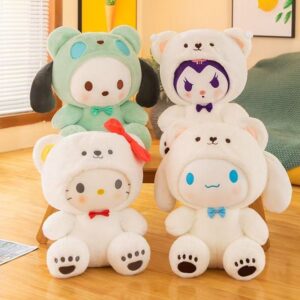 Pelúcia 25 cm Kuromi Sanrio My Melody Cinnamoroll Antialérgico