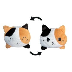 Pelúcia Polvo Gatinho Reversível Humor Feliz e Bravo Tik Tok