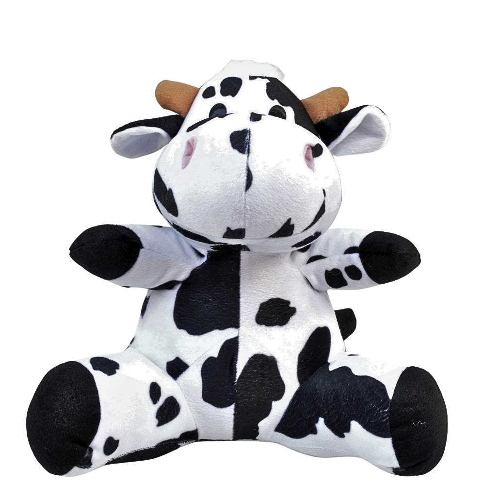 Pelúcia Fazendinha 20cm Cavalo Boi Galinha Pato Vaca Porco Ovelha - Imagem 2