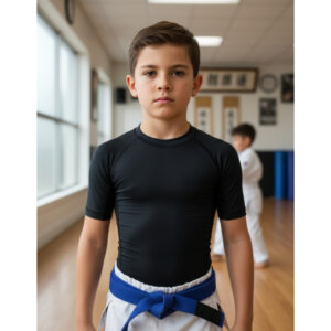 Rash Guard Kids Infantil Jiu-Jitsu Manga Curta Treino Academia