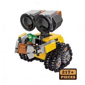 Mini Robô Wall-E de Blocos de Montar Kit 217 Peças