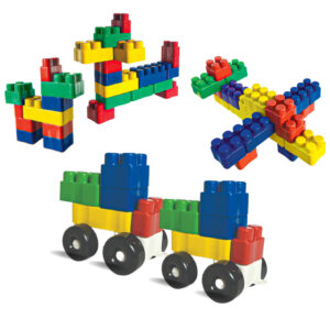 Blocos de Montar 210 a 420 Peças Brinquedos Educativos Didatico