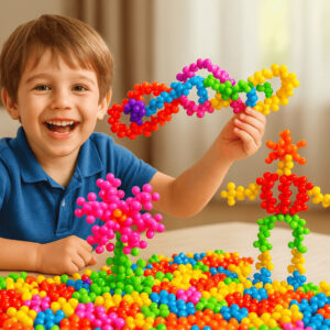 Blocos De Montar Estrela Super Star 50 - 80 peças Brinquedo Educativo