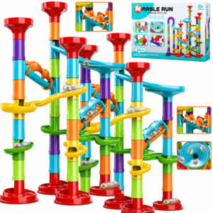 Brinquedo Educativo Pista Bolinhas Gude Blocos Montar Labirinto Infantil