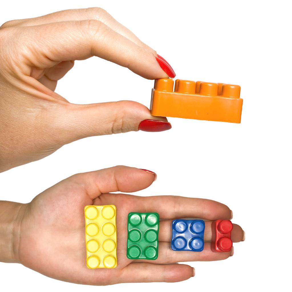 Blocos de Montar 350 Peças Brinquedo Didatico Infantil Bloquinhos Educativos - Imagem 4