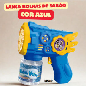 Brinquedo pistola lança bolha de sabão automática ASAS com led ou Máquina De Bolhas de Sabão Gear